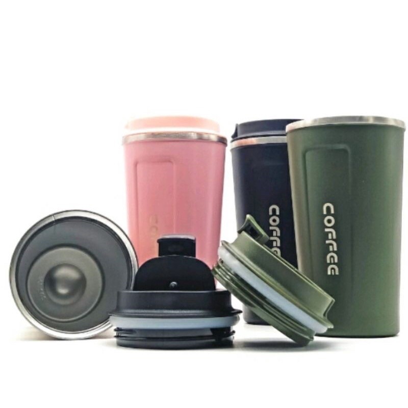 SD-1059 Termos Coffe Mug Portable Travel Cup Stainless Steel Thermos Vacuum Gelas Kopi Teh