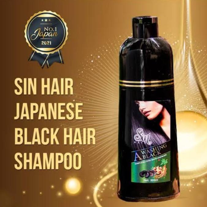 shampo sin hair warna hitam black