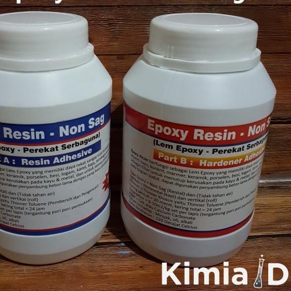 

Epoxy Resin Non Sag - 2 Kg - Lem Epoxy Resin - Lem Material