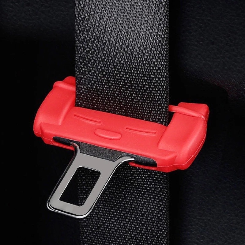 Klip Buckle Sabuk Pengaman Mobil Universal Bahan Silikon Anti Gores