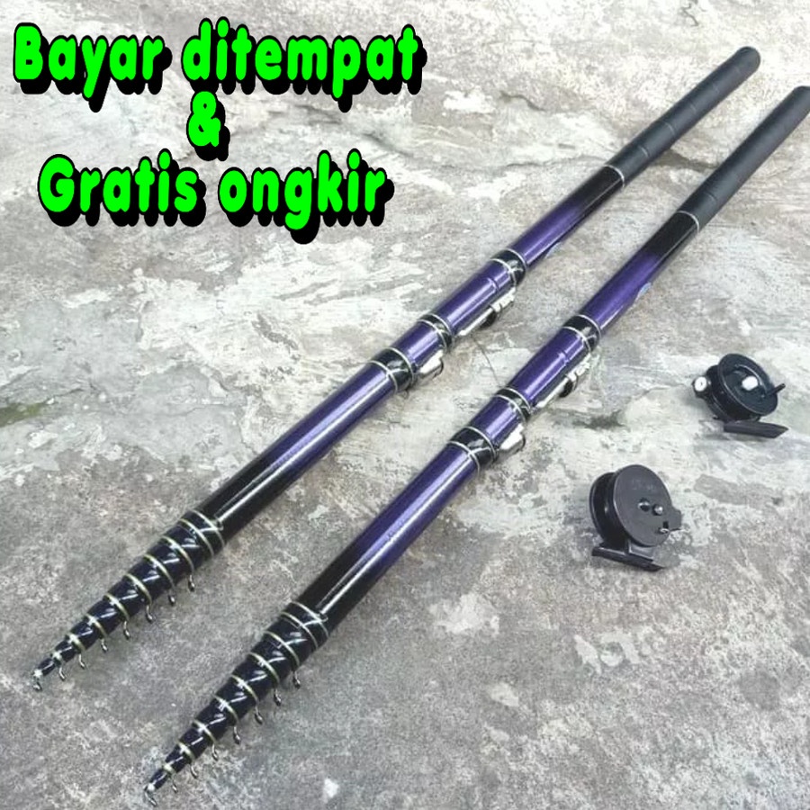 Joran Tegek Custom 5.4 Meter + reel