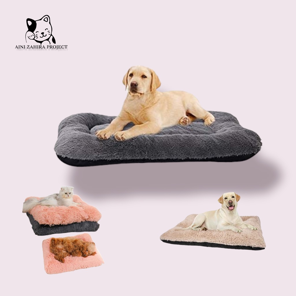 Pet Bed 90x60 Cm/Tempat Tidur Kucing/Alas Tidur Kucing/Warm Bed/Kasur Kucing/Matras Hewan