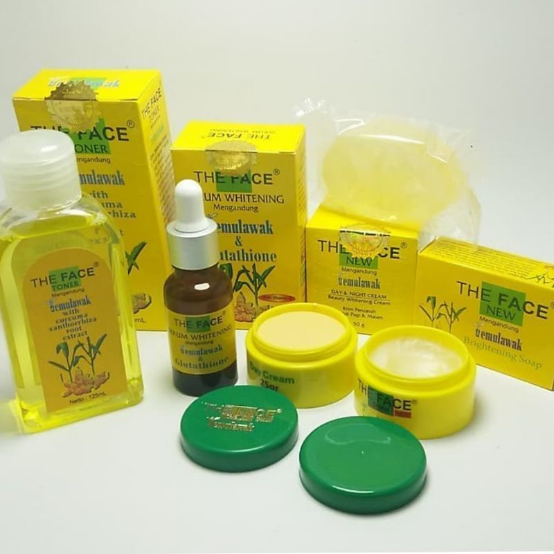Paket krim The Face Temulawak bpom