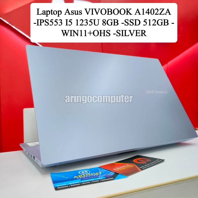 Laptop Asus VIVOBOOK A1402ZA-IPS553 I5 1235U 8GB -SSD 512GB -WIN11+OHS -SILVER