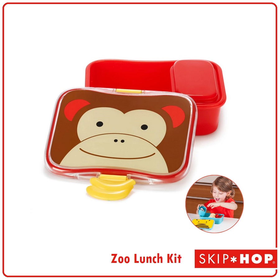 Skiphop Zoo Lunch Kit | Tempat Makan Anak