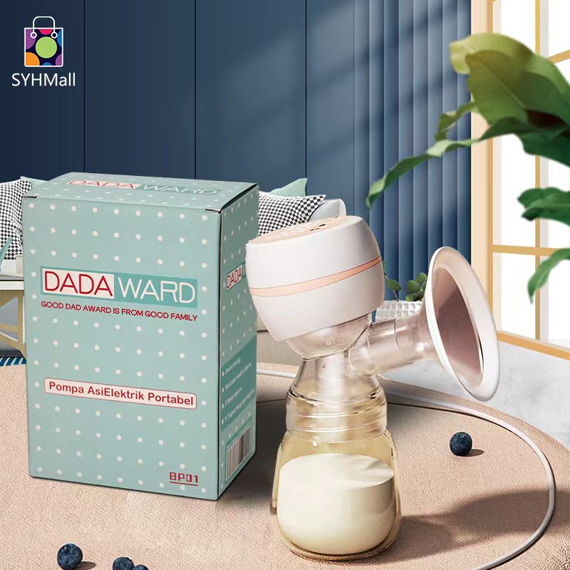 DADAWARD Pompa ASI Elektrik Portable/ Tanpa Rasa Sakit Painless Rechargeable Single Electric Breast Pump/Alat Pompa Asi  Otomatis BPA Free/ Pompa ASI Elektrik Tanpa Kabel Breast