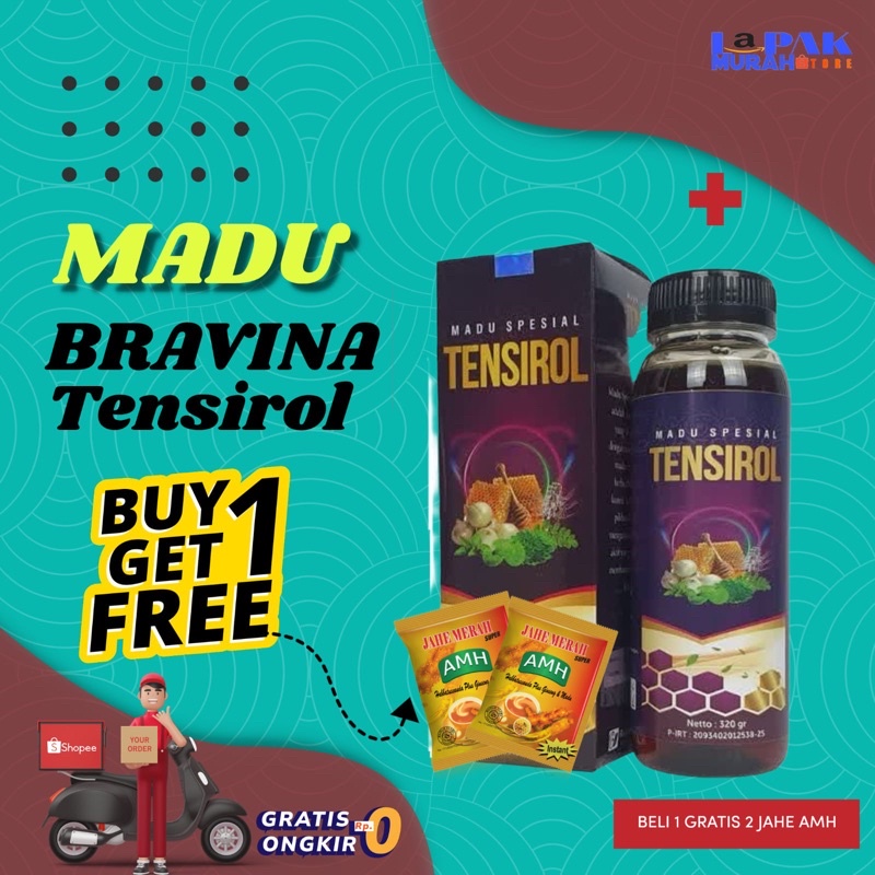 

MADU BRAVINA Darah Tinggi Kolesterol HIPERTENSI STROKE Kebas TRIGLISERIDA