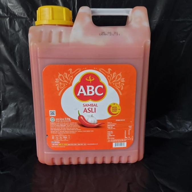 

ABC CHILLI SAUCE - ABC SAOS SAMBAL 5,7KG - ABC JERIGEN GALON