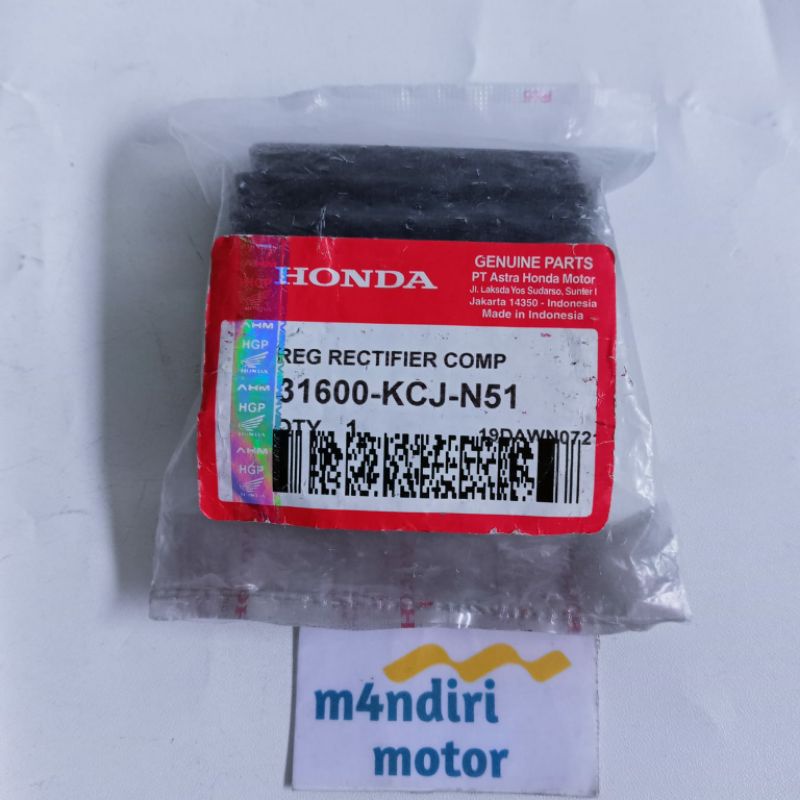 Kiprok Regulator Honda Tiger Asli HGP Kode KCJ