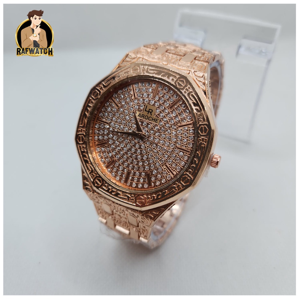 Jam Tangan Wanita Fashion TA6 Rantai Stainless Mewah Formal Permata Fashion Import Murah Bonus Baterai Cadangan