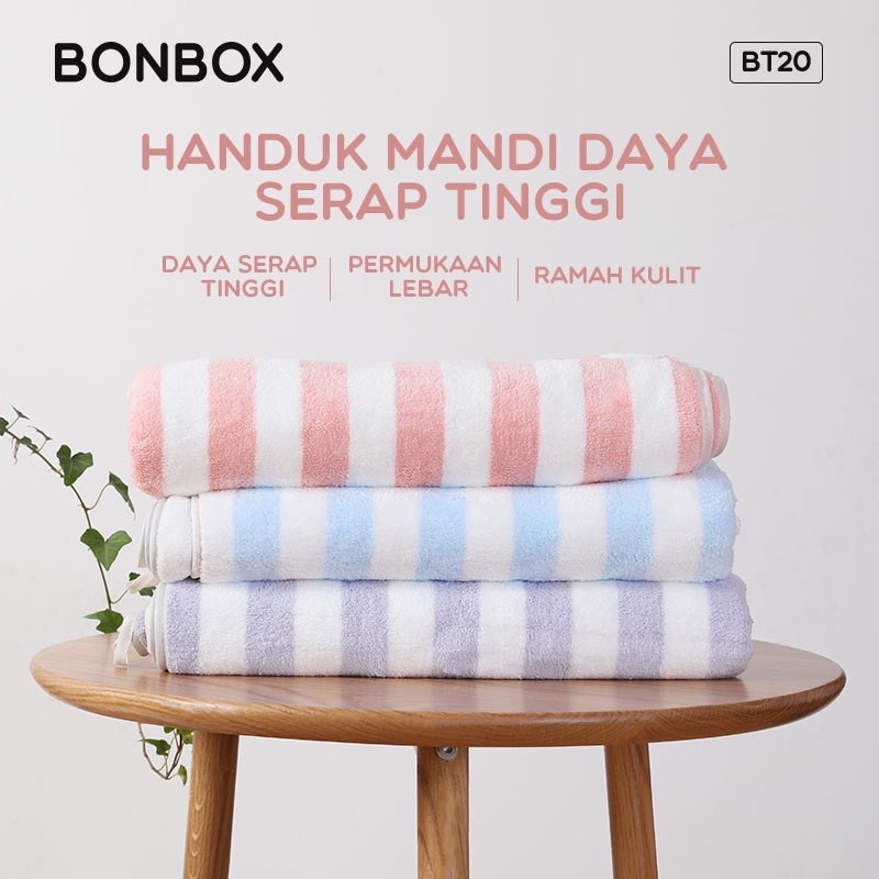 BONBOX BT10 Handuk Rambut Keramas Hair Dryer Fleece Cepat Kering Fiber Magic Towel Lembut Handuk Turban Pengering Rambut dengan Tali Pengikat