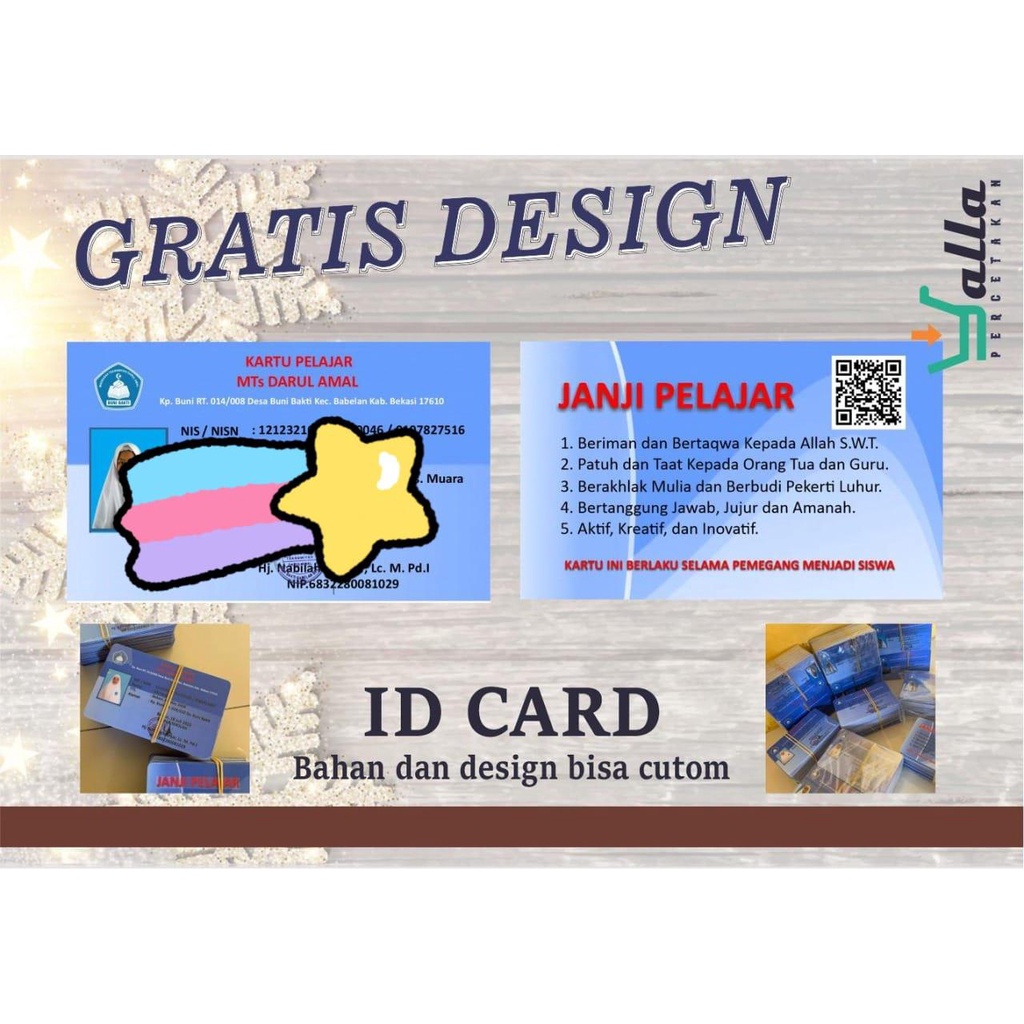 

id card / kartu pelajar