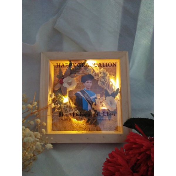 Frame Graduation Rustic/Frame Rustic/Frame Bungakering/ Frame 3D Rustic/ Pigora Bungakering/ Kado Gr