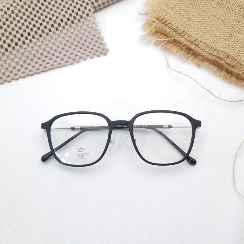 Termurah Bisa COD Kacamata Frame 6137 PAKET FRAME + LENSA PHOTOCROMIC l Kacamata lensa bluecromic anti radiasi photogray 6137 BLUERAY | Korean Vintage Fashion