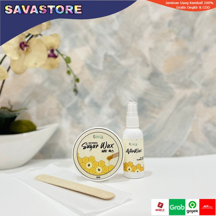 Tosca Sugar Wax Kit Penghilang Ampuh Bulu Ketiak Bulu Kaki