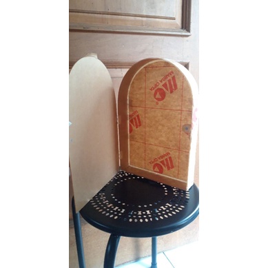 BOX PIGURA MAHAR LENGKUNG FULL AKRILIK BENING UKURAN 50x60x5CM 3mm