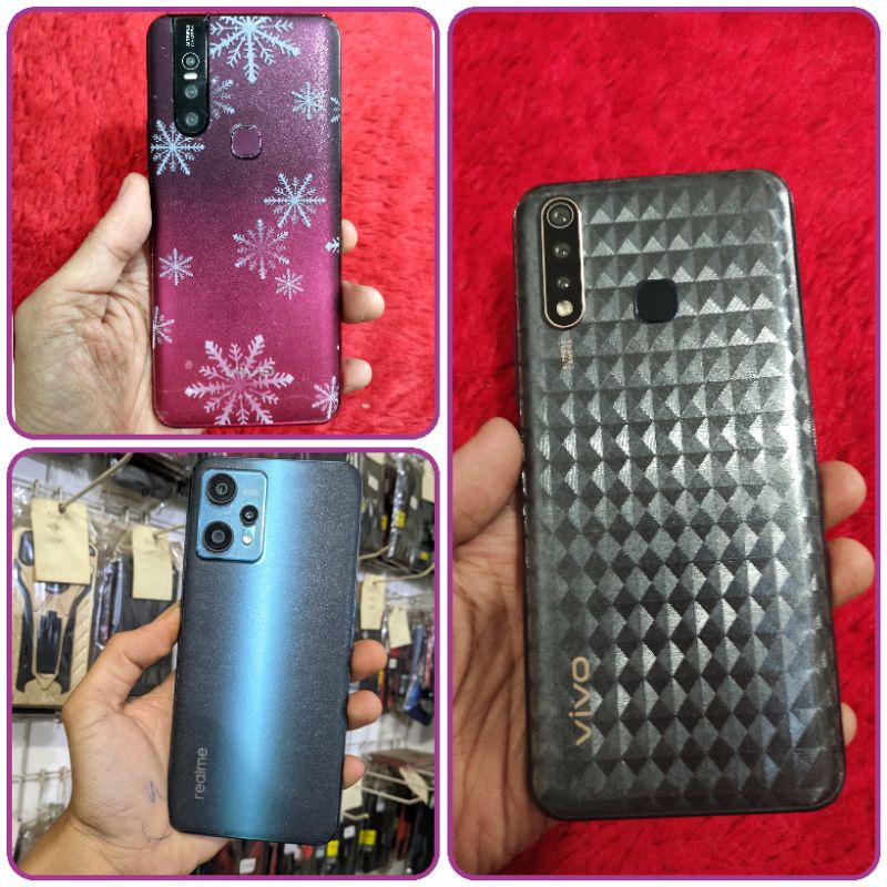 garskin hp + garskin camera anti jamur transparan matte all merek all type hp