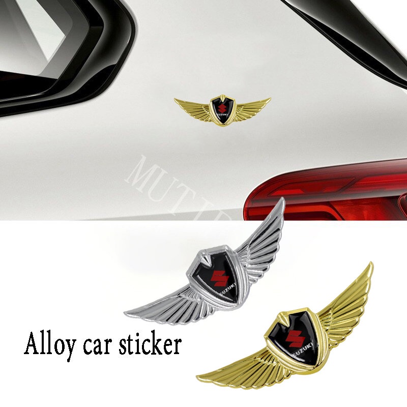 Stiker Emblem Logo Suzuki 3D Bahan Metal Untuk Mobil XL7 SX4 Jimny Vitara Katana ERTIGA Splash Swift