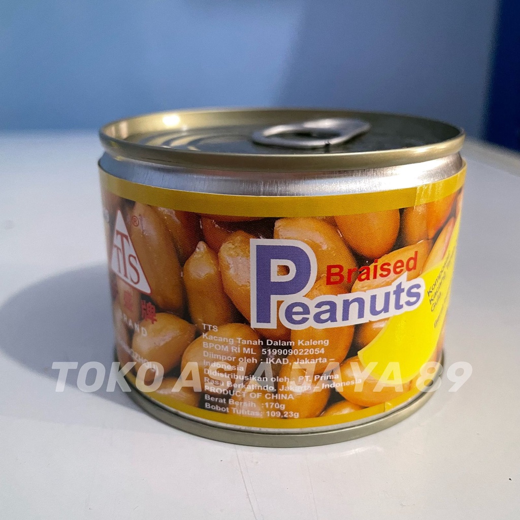 

TTS kacang tanah kaleng / hua sheng