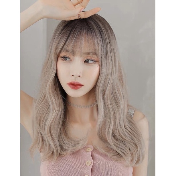 C0306 full wig korean layer wave medium 50 cm