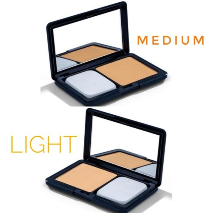 C.O. BESTIE The ONE Illuskin Two Way Cake Foundation - Bedak Wajah - Light Oriflame + Bonus PLANDEMI