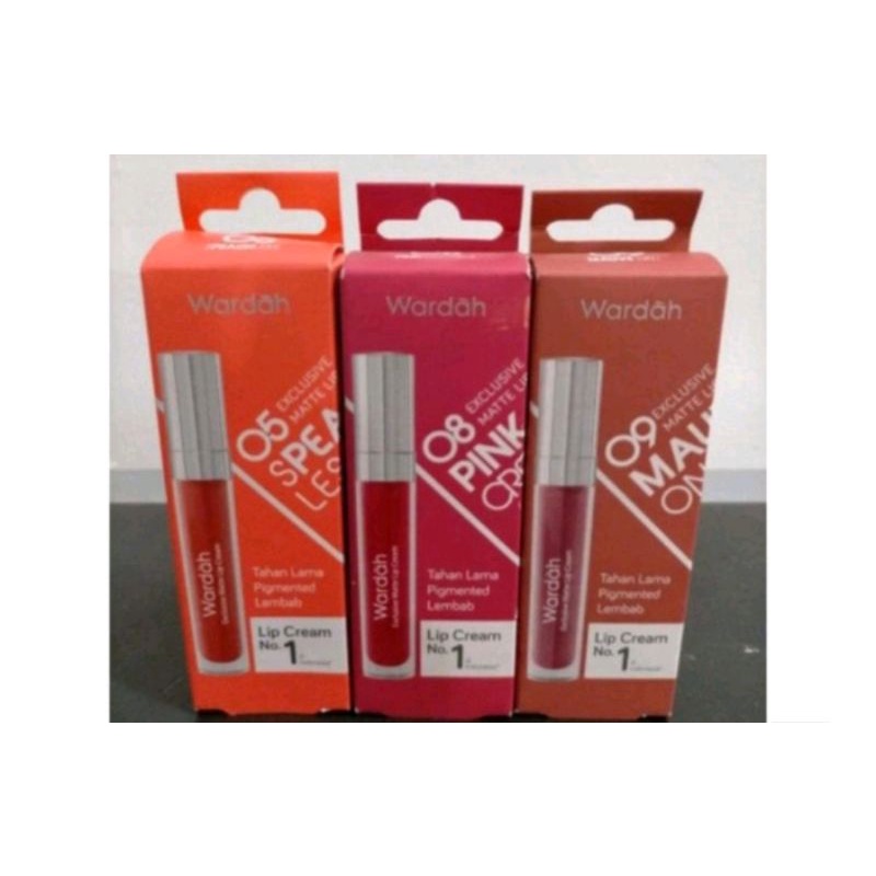 LIPCREAM Wardah No. 5 / No. 8/ No. 9