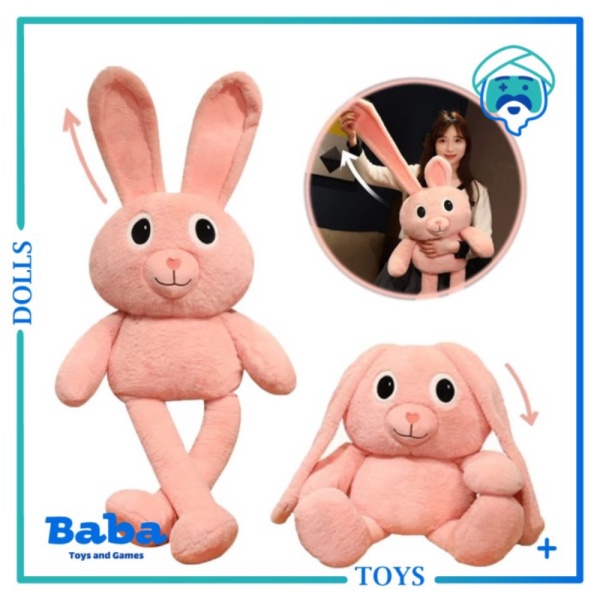 

Promo Kado Mainan Anak Perempuan Boneka Kelinci Pink Rabbit Plush Doll 100cm Limited