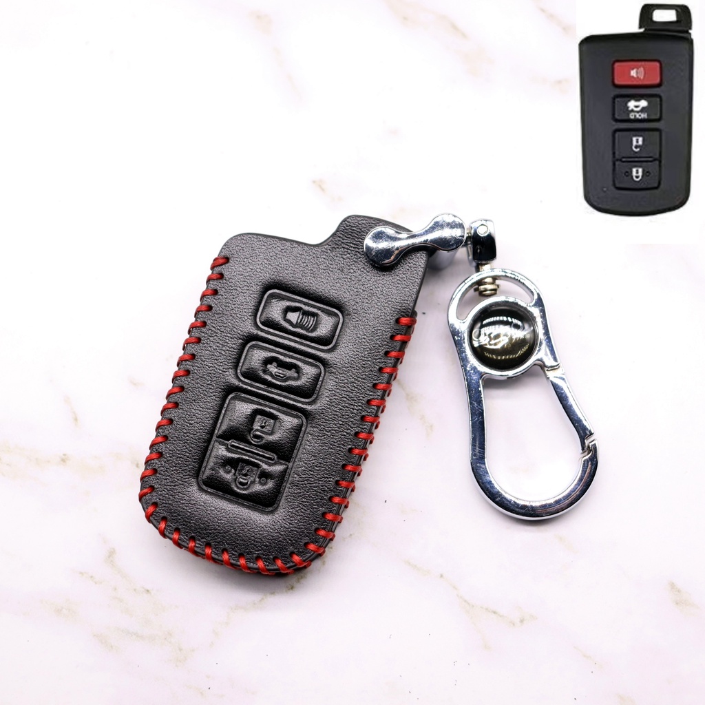 Casing Kunci Remote Mobil Bahan Kulit Untuk Toyota Alphard Vellfire 2015 2017 2018