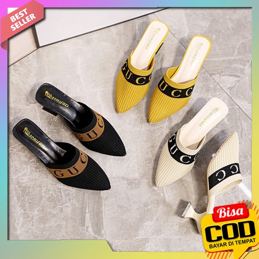 Sandal High Hils Sendal Haihils Wanita  Kekinian Terbaru 2021 Heels Cewek Remaja Hels Cewe Korea Hel