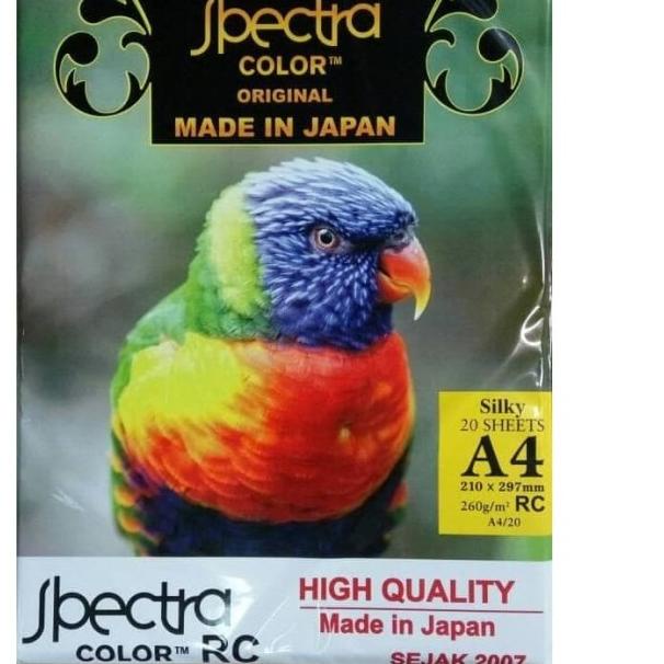 

kertas fotopaper spectra silky 260 gram