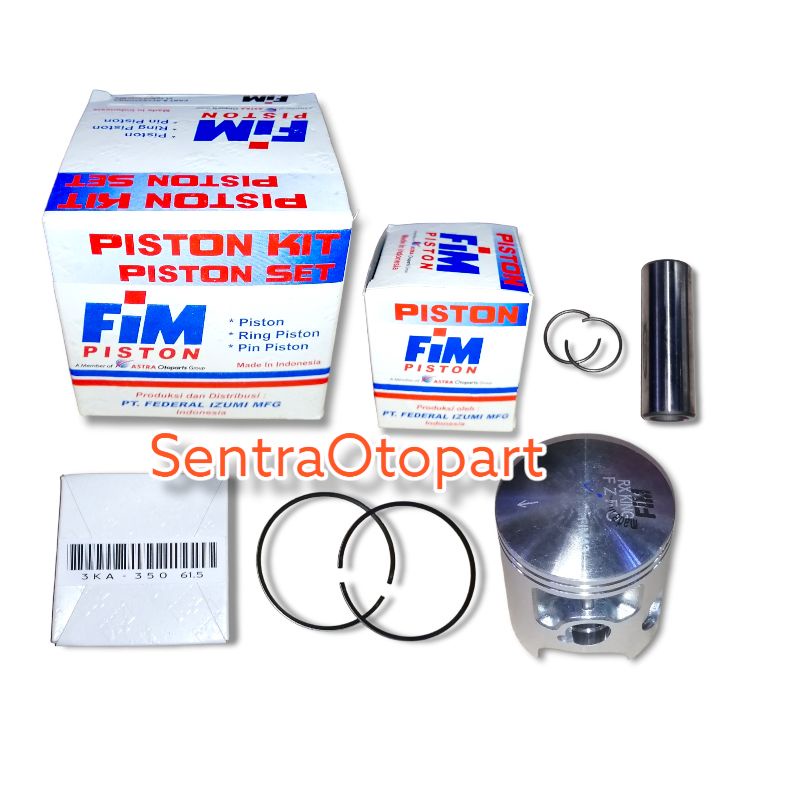 Piston seher kit rxk rx king oversize 350 fim