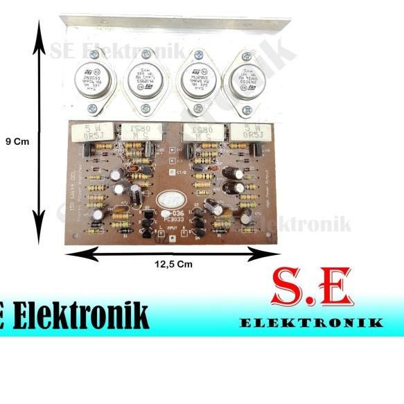 Kit power amplifier OCL 150 w stereo jengkol