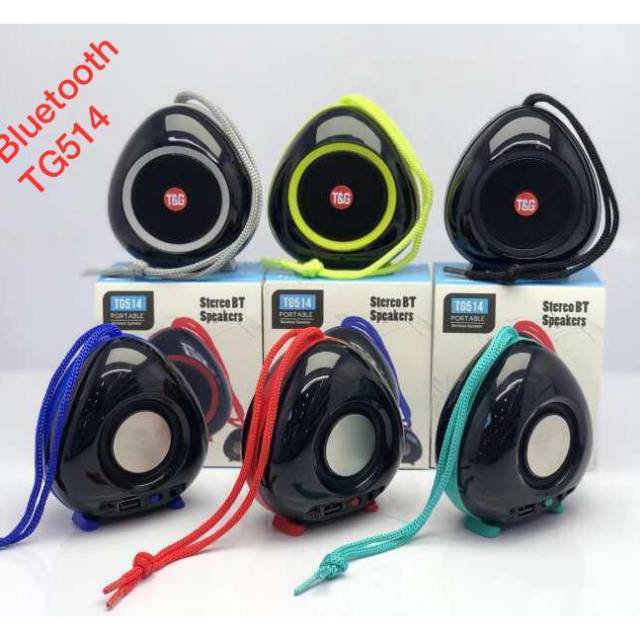 COD SPEAKER BLUETOOTH MINI TG 514 STEREO SPEAKER PORTABLE WIRELESS BLUES TERBARU