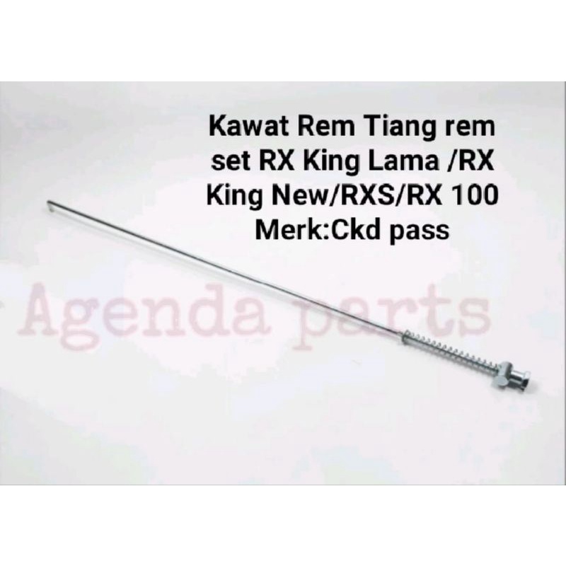 Kawat Rem Tiang rem set RX King Lama /RX King New/RXS/RX 100Merk:Ckd PASS