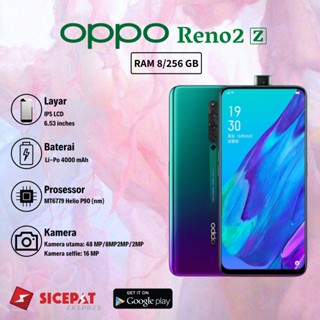 RECOMMENDED HP Oppo Reno 2Z Reno2 Z 2Z RAM 8/256 GB NFC Camera 48 MP Handphone Murah Original bergaransi 1 Tahun