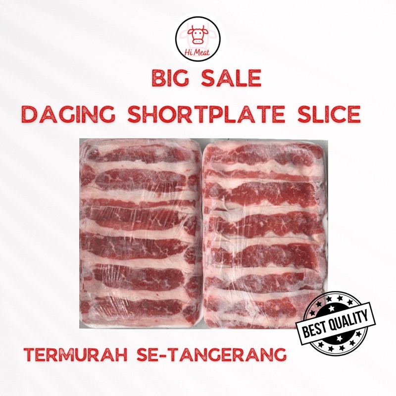 daging shortplate slice 500 gr