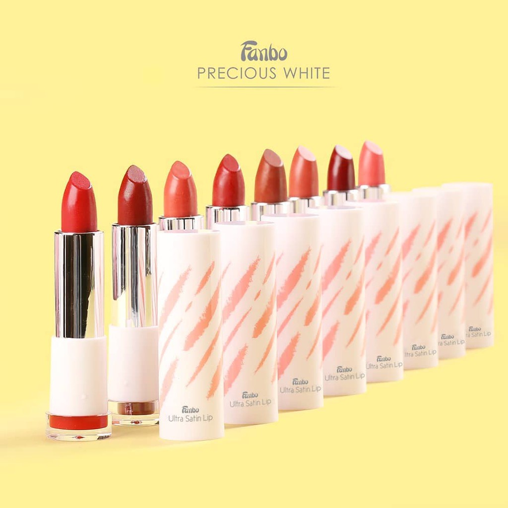 Fanbo Precious White Ultra Satin Lipstick | Lipstik
