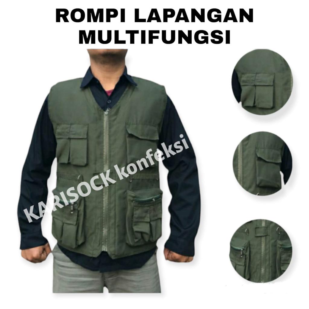 ROMPI WARTAWAN ROMPI LAPANGAN VEST ROMPI PROYEK