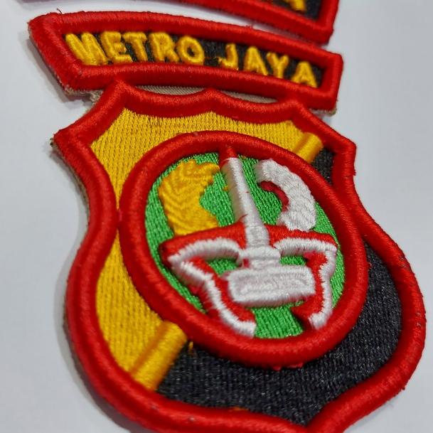 Atribut SATPAM LENGKAP 3D ( BORDIR TIMBUL 3mm ) Per-Set - Tanpa Nama