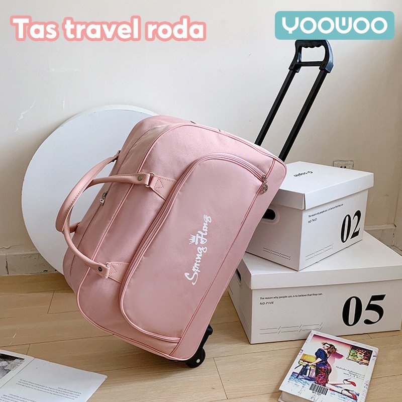BARU- YOOWOO TAS TRAVEL TROLLEY/TAS PENYIMPANAN KAPASITAS BESAR/TAS PERJALANAN/TAS TRAVELLING
