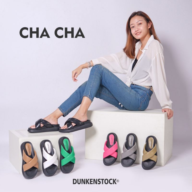 dunkenstok chacha/sandal wanita dunkenstock chacha