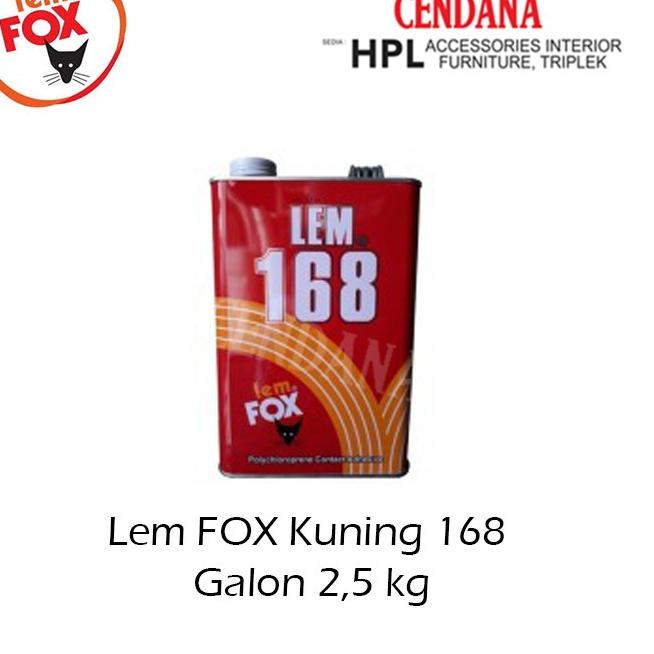 

Lem FOX Kuning 168 GALON 2.5 Kg