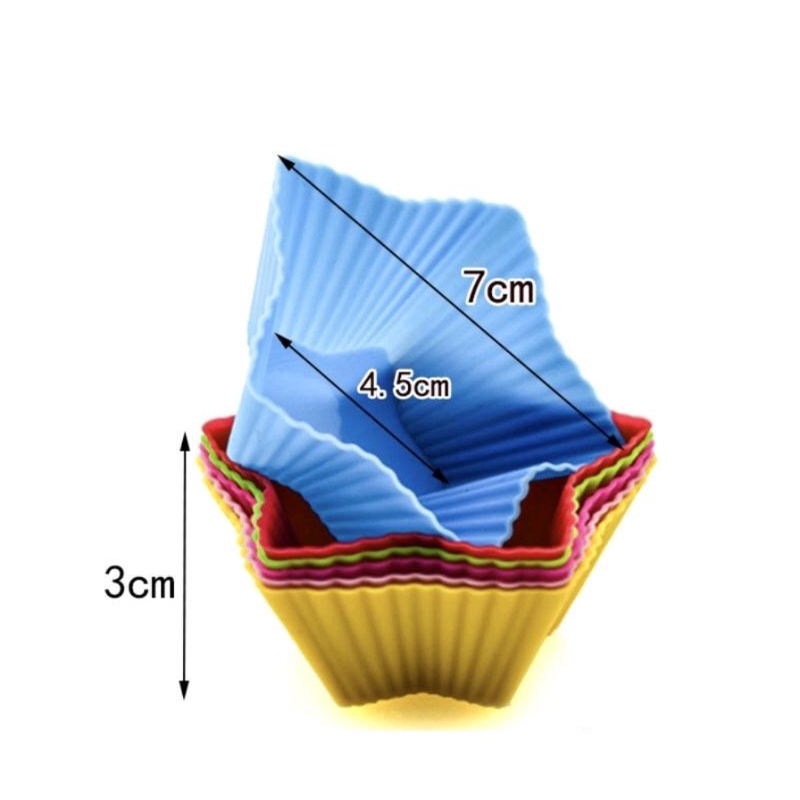 Cetakan Muffin Cup Silicone / Cetakan Silikon Cup- Mangkok Cup Silicone