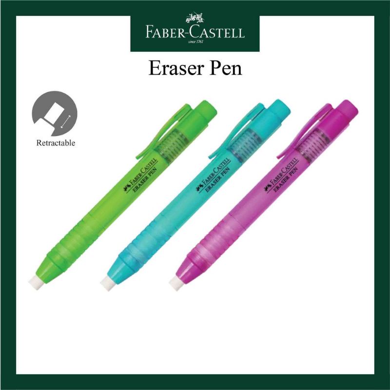 

FABER CASTELL Eraser Pen 583963 Penghapus Pensil Setip Mekanik