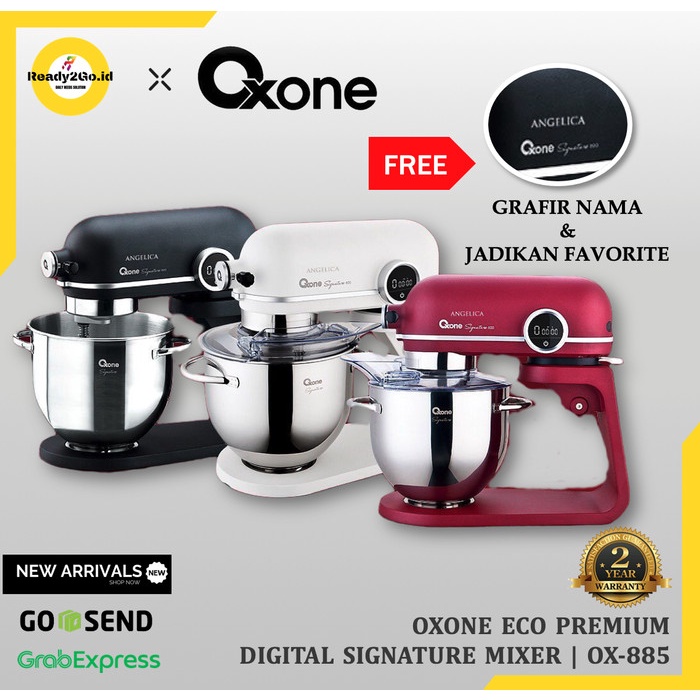 OXONE DIGITAL SIGNATURE MIXER OX-885 Standing Mixer 5.2L OX885 Series