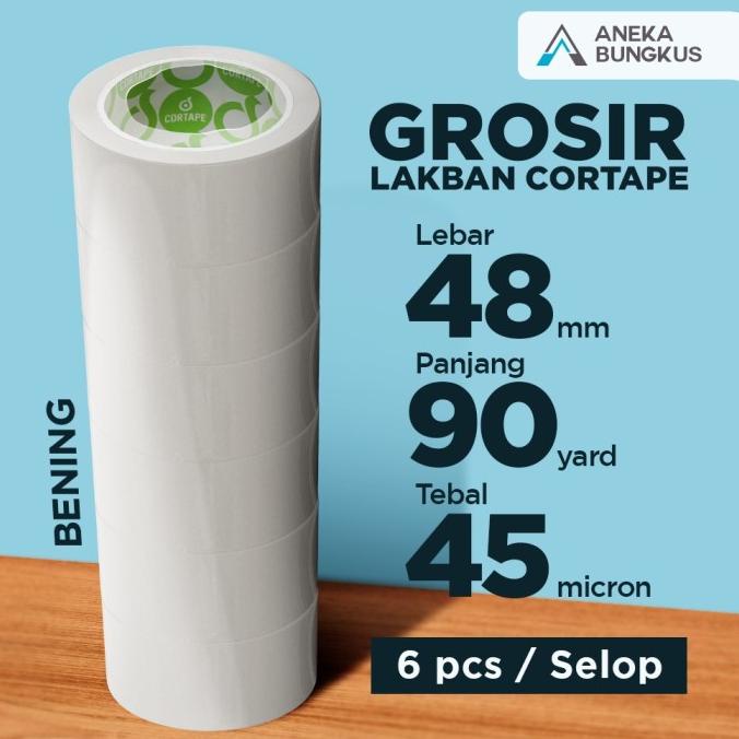 

Lakban Isolasi Solatip Bening 48mm x 90y Lakban Packing 1 Selop SALE