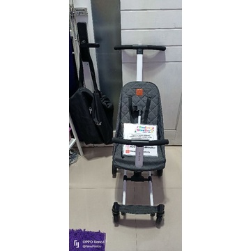 stroller babyelle rider lengkap tas abu