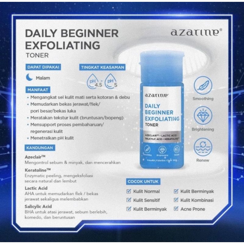 Azarine Toner 90 ml - Toner Wajah