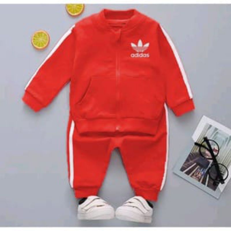 [1-5T] SETELAN OLAHRAGA JAKET JOGGER TRAINING ANAK UNISEX LAKI LAKI PEREMPUAN 0-5 TAHUN / SETELAN LENGAN PANJANG JAKET SWEATER OLAHRAGA