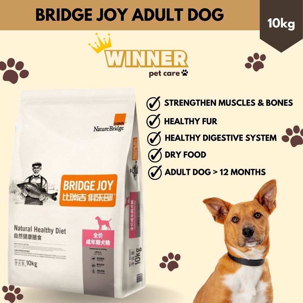 Bridge Joy Adult Dog Food Freshpack 10kg